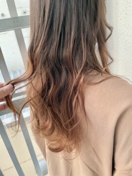 カプア 仙台駅前店(Kapua) グラデーションカラー/ミルクティーベージュ/ミディアムレイヤー