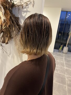 エムドットヘアーサロン(M. hair salon) 裾カラーベージュ