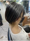 カッコ可愛いショートウルフ♪インナーカラー