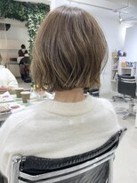 オウル(Owll) 【Owll】大人カワイイ ぱっつんとオシャレな切りっぱなしボブ