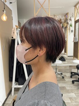 クート アンド シー 東川口(kuto and C) マッシュショート×ハイライト×イルミナカラー　　　東川口