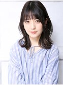 大人可愛い小顔美髪ツヤ髪大人ガーリー顔周りレイヤーA7