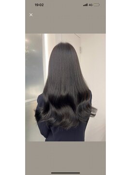 ジーナ セントラル銀座(Zina) ツヤ感カラー*髪質改善*シアーグレージュ【ZinaCENTRAL】