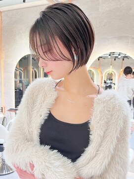 リール 銀座(R'EEL) 大人美人ショート×ダークアッシュ