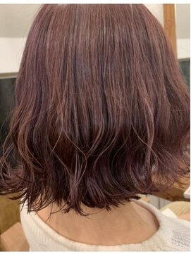 シュリット 溝の口(schritt) ピンクブラウン×ボブ　　　　　ヤマモト