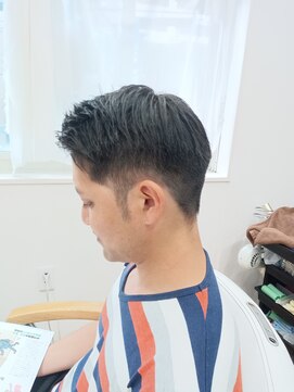 今日は美容院 刈り上げスタイル