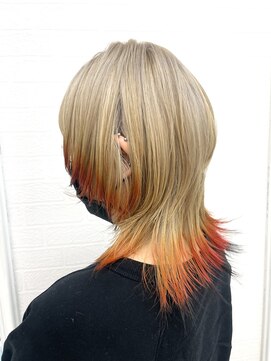 グラスペディア(graspedia) 個性的にウルフ スソカラーオレンジm