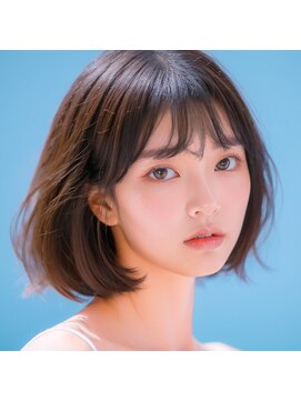ラベスト キョウト(LOVEST) 透け感を体現する美しいボブとブラウンベージュ○20代30代40代