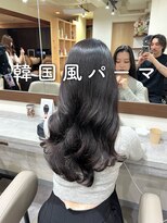 アミー 銀座(Ammy)&nbsp;#コテ巻き風パーマ #パーマロング#韓国風パーマ#デジタルパーマ