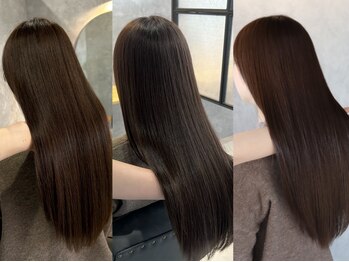 リル(LiLu)の写真/《トッププラスの美髪が手に入る！》髪質×癖×ダメージレベルに合わせた薬剤で強い癖もナチュラルヘアに♪