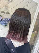 ヘアーアンドアイラッシュサロンブブ(BluBlu) ポイントカラー