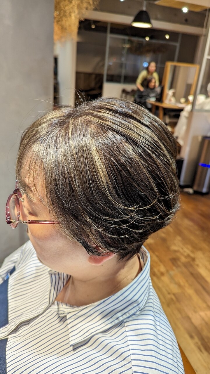 ★白髪染め★カット＋ミルフィグレイ＋オーガニックシャンプー　\9350⇒\7700