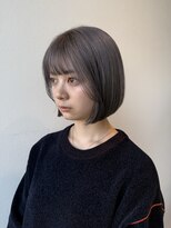 サラ ビューティー サイト 古賀店(SARA Beauty Sight) グレージュ/ブリーチカラー/透明感カラー/ボブ/艶髪/20代30代