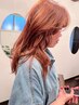 【白髪ストレス解決！】カット×白髪染めリタッチ×ハホニコトリートメント