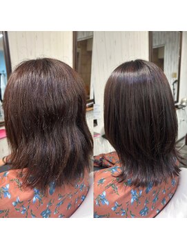 アヤメ(ayame) 【ayame大泉学園】艶髪縮毛矯正_レイヤーカット_5