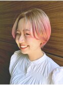 ルーツカラー ショート 京都美容室 進詩織