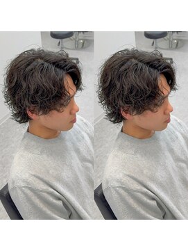 ブライト(BRIGHT) センターパートウルフサーフカール