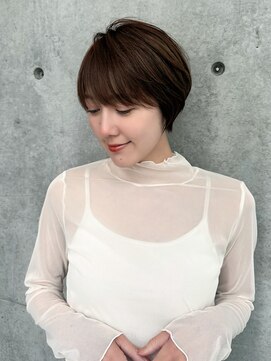 ロンド 銀座(Lond) ●杉浦ミニウルフレイヤー顔周りカット前髪カットショート3