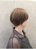 【stylist稲垣】丸みショート◎透明感カラー