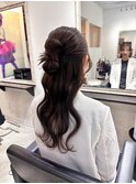 カチモリハーフアップ
