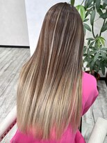 ベルヘアーデザイン 堺東(Belle hair Design)&nbsp;ハイライトレイヤーカット韓国風イルミナカラー堺東20代30代40代