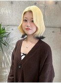抜きっぱなしブロンドデザイン☆