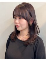 ビューネオ(VIEW NEO)&nbsp;レイヤーカット/ミディアムヘア/韓国ヘア/小顔カット