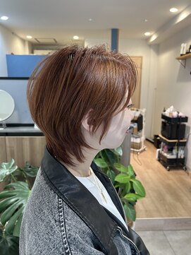 ユウズ(Yuu's) クラゲヘアー/ピンクベージュ/ショート/大濠/港町/荒戸/大手門