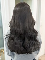 レア 表参道(L'ea)&nbsp;黒髪 クラゲヘアー オリーブグレー 小顔 ココアベージュ