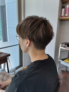 アピューズ ヘアー 梅田(Apiuz Hair) 刈り上げLady/柔らかベージュ系カラー