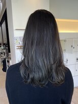 シベルバレー 横浜(sibell)&nbsp;ロングレイヤーカット顔周りレイヤーウルフハッシュカット韓国