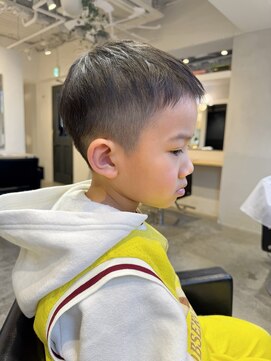 ソト 銀座(soto.) キッズカット/刈り上げ/爽やか/サッカー/ツーブロック/小学生