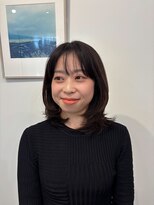 エヌヨンブンノイチ 茅ヶ崎(n1/4)&nbsp;30代40代50代ミディアムレイヤーカット似合わせ小顔前髪あり