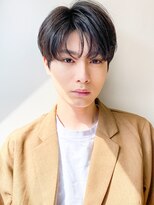 ソアメンズ 渋谷(soar men's)&nbsp;黒髪ショートカット◎小顔見せセンターパート