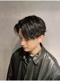 毛流れニュアンスパーマ