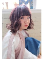 メルシー トータル ブランディング サロン(merci TOTAL BRANDING SALON)&nbsp;ワイドバング☆デジタルパーマで作るとろみロブ