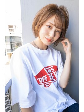 クラン(clan) ネオウルフ＃ココアブラウン大人かわいいフリンジウェーブ