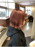 【話題】ピラミンゴカラー切りっぱなしスタイル