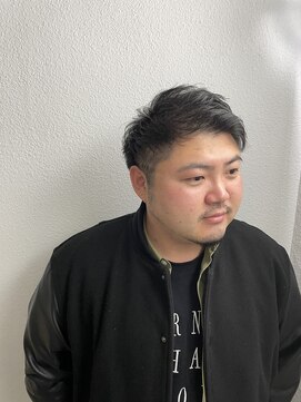 プレミアムバーバー 銀座店(PREMIUM BARBER produce by HIRO GINZA) 前髪アップショート