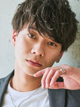 リトル エスタ 大名(little×esta) 無造作ミックスパーマ