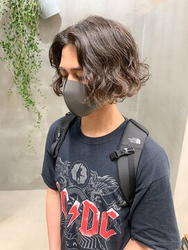 テトヘアー(teto hair) メンズボブ、ニュアンスパーマ、メンズパーマ、ウェーブ