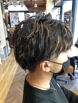 フレンズ 手稲店(friend's)&nbsp;ツイストスパイラルパーマ2ヶ月後のカット+ポイントカラー