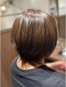 ルームヘア 経堂店(Room hair) ボブ/グレージュ/大人女性/レイヤー/ショート[経堂]