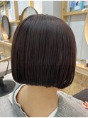 #ボブ　#ミニボブ　#艶カラー