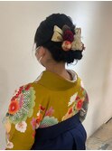 卒業式☆袴着付け+ヘアセット