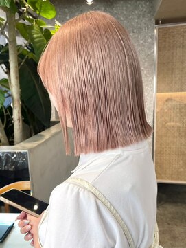 サンクプロジェクト(cinq PROJECT) ダブルカラーインナーカラーミルクティーベージュローライト韓国