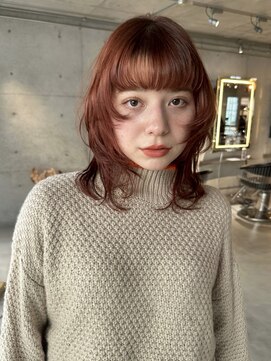 スクリーンギンザメゾン 銀座(SCREEN GINZA MAISON.) クラゲヘアー/小顔に見せるヘア/ココアベージュ/銀座