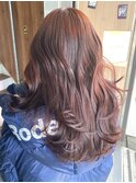 艶感カラー×チェリーレッド