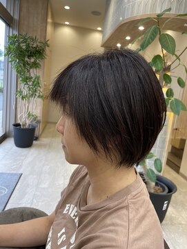 シオン(sion) ショートボブスタイル　チョコレートブラウン