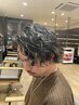 【メンズ限定◇ダメージパサつき軽減】メンズカット+パーマ+Aujua2stepTR